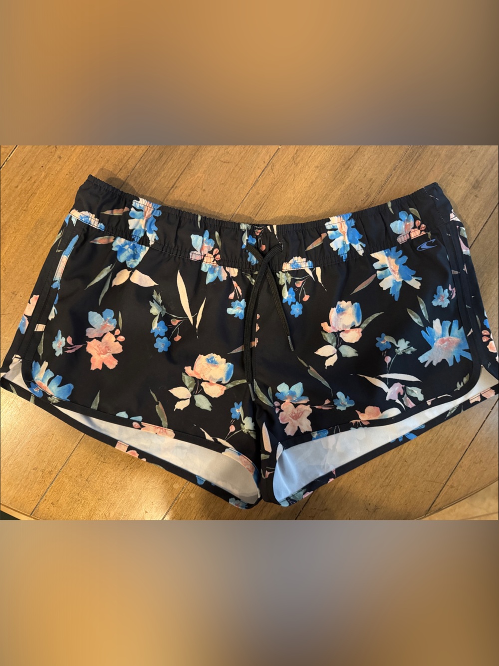 O'Neill Black Floral Swim Shorts